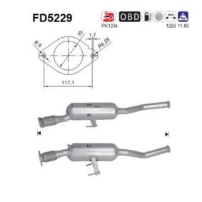 Partikelfilter (DPF) FD5229