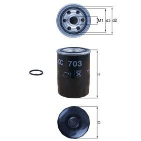 Achetez des Filtre à carburant MAHLE ORIGINAL KC 703D à prix pour 27,48 €