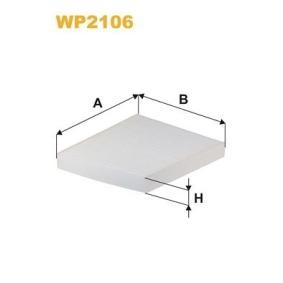 Kjøp Kupefilter av WIX FILTERS WP2106 til den lave prisen 275,94 NOK