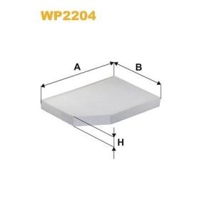 Kjøp Kupefilter av WIX FILTERS WP2204 til den lave prisen 359,16 NOK
