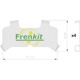 Comprar Lámina antichirrido, guarnición freno (placa anterior) de FRENKIT 940095 a bajo precio de 5,41 €
