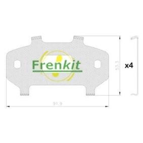 Comprar Lámina antichirrido, guarnición freno (placa anterior) de FRENKIT 940146 a bajo precio de 5,58 €