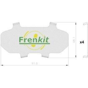 Acquista Sfoglia anticigolío, Pastiglia freno, (Piastra posteriore) da FRENKIT 940198 a buon mercato per soli 5,94 €