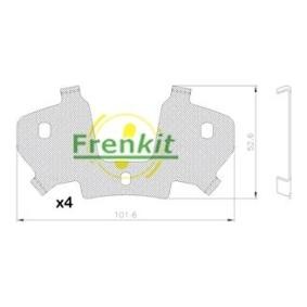 Comprar Lámina antichirrido, guarnición freno (placa anterior) de FRENKIT 940211 a bajo precio de 5,86 €