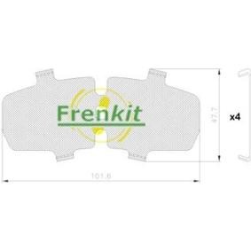 Compre Película anti-chiadeiras, pastilha travão (placa traseira) da FRENKIT 940224 a um preço baixo por 5,84 €