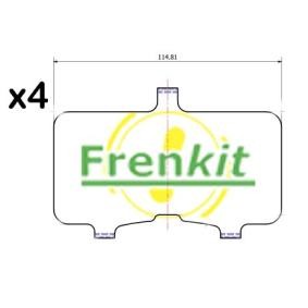 Compre Película anti-chiadeiras, pastilha travão (placa traseira) da FRENKIT 940239 a um preço baixo por 8,86 €