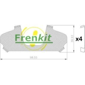 Comprar Lámina antichirrido, guarnición freno (placa anterior) de FRENKIT 940335 a bajo precio de 5,58 €