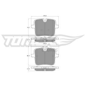 Osta Jarrupalat, levyjarru TOMEX brakes:llä TX 60-07 edullisesti hintaan 21,18 €