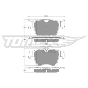 Köp Bromsbelägg av TOMEX brakes TX 60-10 till det låga priset 435,85 kr