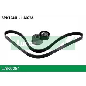 Achetez des Jeu de courroies trapézoïdales à nervures LUCAS LAK0291 à prix pour 55,88 €