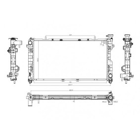 Achetez des Radiateur du moteur HART 646 023 à prix pour 199,36 €