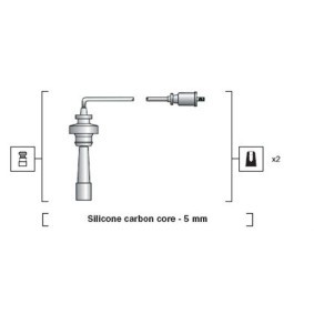 Compre Jogo de cabos de ignição da MAGNETI MARELLI 941295010873 a um preço baixo por 17,94 €