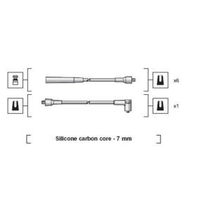 Zündleitungssatz 941318111068 MITSUBISHI GALLOPER von MAGNETI MARELLI