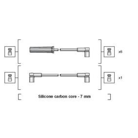 Compre Jogo de cabos de ignição da MAGNETI MARELLI 941318111136 a um preço baixo por 33,90 €