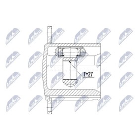Comprar Juego de articulación, árbol de transmisión de NTY NPW-AU-010 a bajo precio de 122,37 €