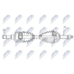 Comprar Árbol de transmisión de NTY NPW-CH-106 a bajo precio de 290,74 €