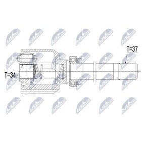 Comprar Juego de articulación, árbol de transmisión de NTY NPW-CT-108 a bajo precio de 85,61 €