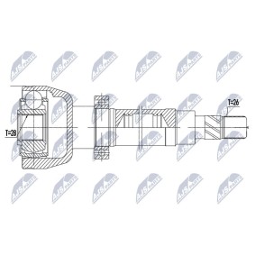 Comprar Juego de articulación, árbol de transmisión de NTY NPW-FR-081 a bajo precio de 62,27 €