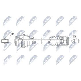 Comprar Árbol de transmisión de NTY NPW-FR-139 a bajo precio de 136,21 €