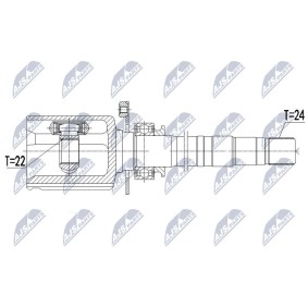 Comprar Juego de articulación, árbol de transmisión de NTY NPW-FT-042 a bajo precio de 85,64 €