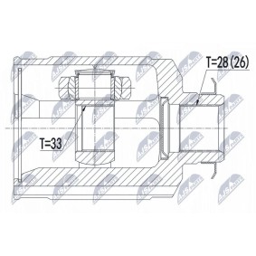 Gelenksatz, Antriebswelle NPW-HY-544