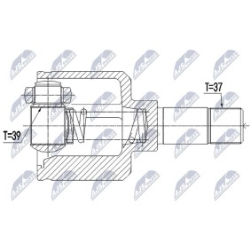 Comprar Juego de articulación, árbol de transmisión de NTY NPW-PE-056 a bajo precio de 63,03 €