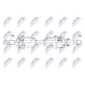 Comprar Árbol de transmisión de NTY NPW-PE-073 a bajo precio de 99,54 €