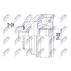 Comprar Juego de articulación, árbol de transmisión de NTY NPZ-BM-021 a bajo precio de 85,64 €