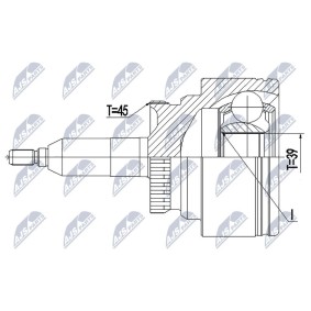 Gelenksatz, Antriebswelle NPZ-FR-055