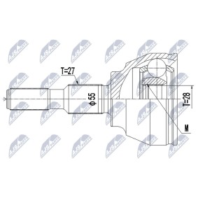 Comprar Juego de articulación, árbol de transmisión de NTY NPZ-FR-056 a bajo precio de 62,72 €