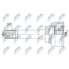 Comprar Juego de articulación, árbol de transmisión de NTY NPZ-IS-009 a bajo precio de 56,62 €