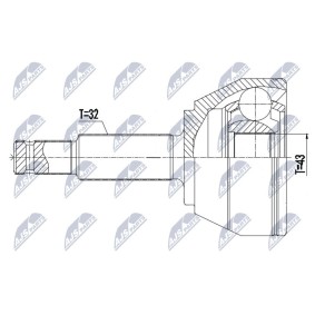 Gelenksatz, Antriebswelle NPZ-NS-095