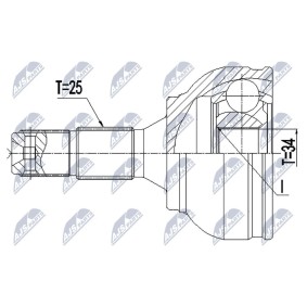 Comprar Juego de articulación, árbol de transmisión de NTY NPZ-PE-034 a bajo precio de 43,82 €
