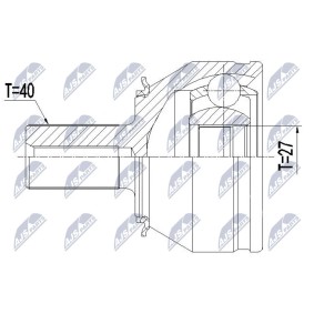 Comprar Juego de articulación, árbol de transmisión de NTY NPZ-VV-026 a bajo precio de 77,88 €