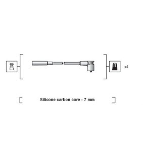 Compre Jogo de cabos de ignição da MAGNETI MARELLI 941325140905 a um preço baixo por 28,01 €