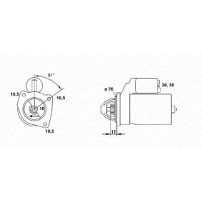Anlasser von MAGNETI MARELLI