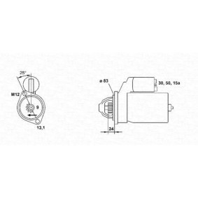 Köp Startmotor av MAGNETI MARELLI 943251648010 till det låga priset 2569,19 kr