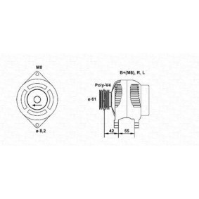 Lichtmaschine von MAGNETI MARELLI