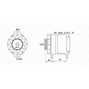 Lichtmaschine von MAGNETI MARELLI