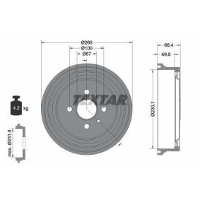 Comprar Tambor de freno de TEXTAR 94048700 a bajo precio de 58,71 €