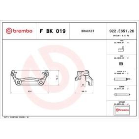 Bremssattelhaltersatz F BK 019