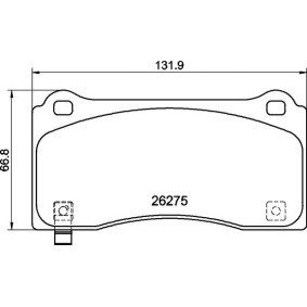 Köp Bromsbelägg av BREMBO P 09 028E till det låga priset 999,32 kr