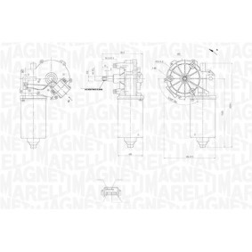 Osta Pyyhkijän moottori MAGNETI MARELLI:llä 064360700010 edullisesti hintaan 349,27 €