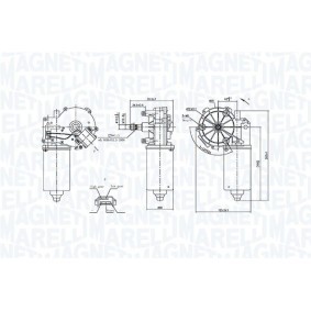 Osta Pyyhkijän moottori MAGNETI MARELLI:llä 064361400010 edullisesti hintaan 411,60 €