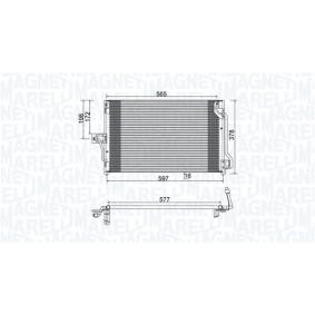 Köp Kondensor, klimatanläggning av MAGNETI MARELLI 350203897000 till det låga priset 1463,56 kr