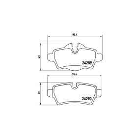 Bremsbeläge 363700506052 für Coupe (R58) für 94,36 CHF