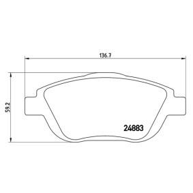 Köp Bromsbelägg av MAGNETI MARELLI 363700561103 till det låga priset 1830,81 kr