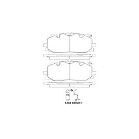 Köp Bromsbelägg av MAGNETI MARELLI 363700585165 till det låga priset 4532,09 kr