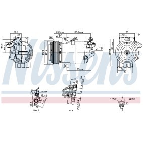 Acquista Compressore aria condizionata da NISSENS 891012 a buon mercato per soli 362,88 €