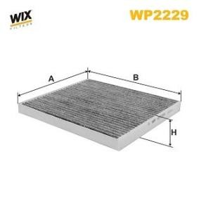 Köp Kupéfilter av WIX FILTERS WP2229 till det låga priset 381,92 kr